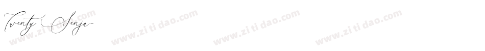 Twenty Senja字体转换
